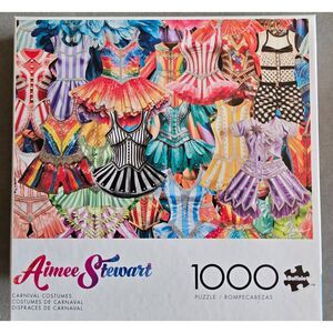 Buffalo Games Carnival Costumes 1000 pc Aimee Stewart 2024 Complete Preowned